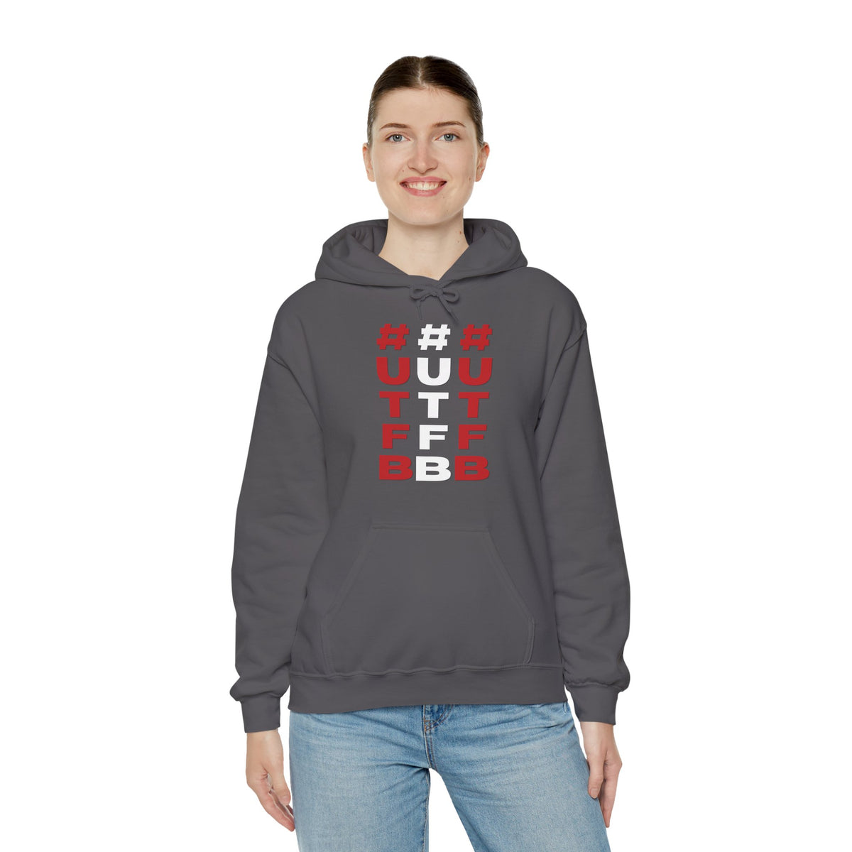 #UTFB 3x Verticle Hoodie 'front print' only.