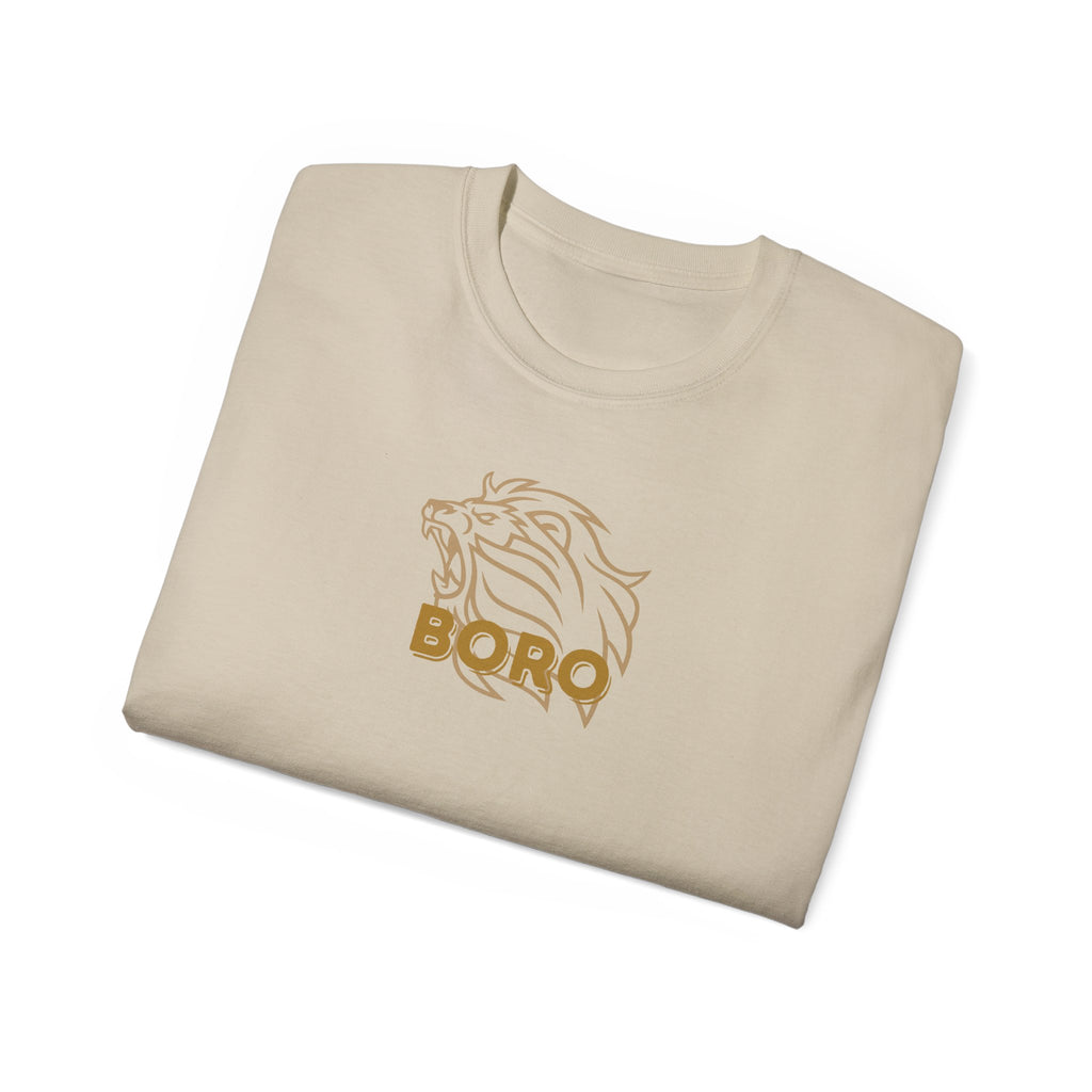 GOLD Roaring Lion BORO Football T-Shirt