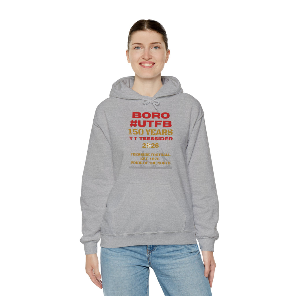 BORO 150 Years 2026 Hoodie 'front print' only.