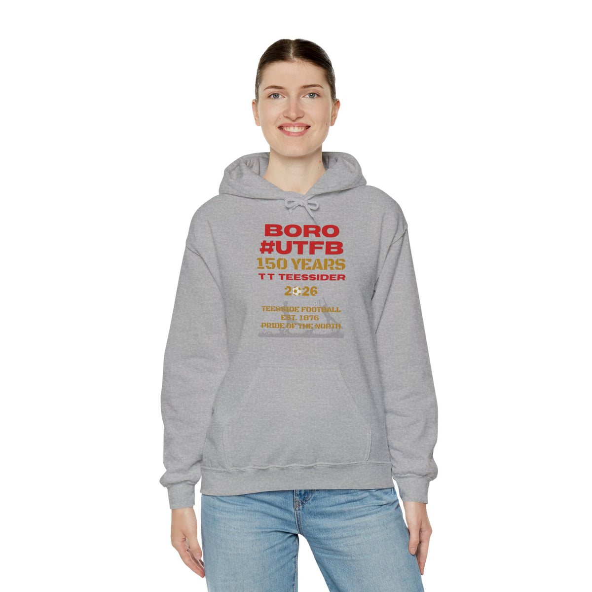BORO 150 Years 2026 Hoodie 'front print' only.