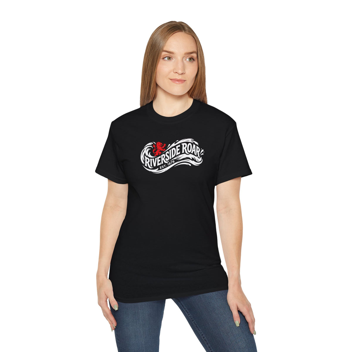 Riverside Roar Graphic Tee — Middlesbroughfc Vintage Style Boro Wave Logo T-Shirt