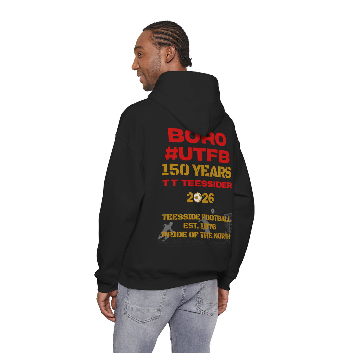 BORO 150 Years 2026 Hoodie 'back print' only.