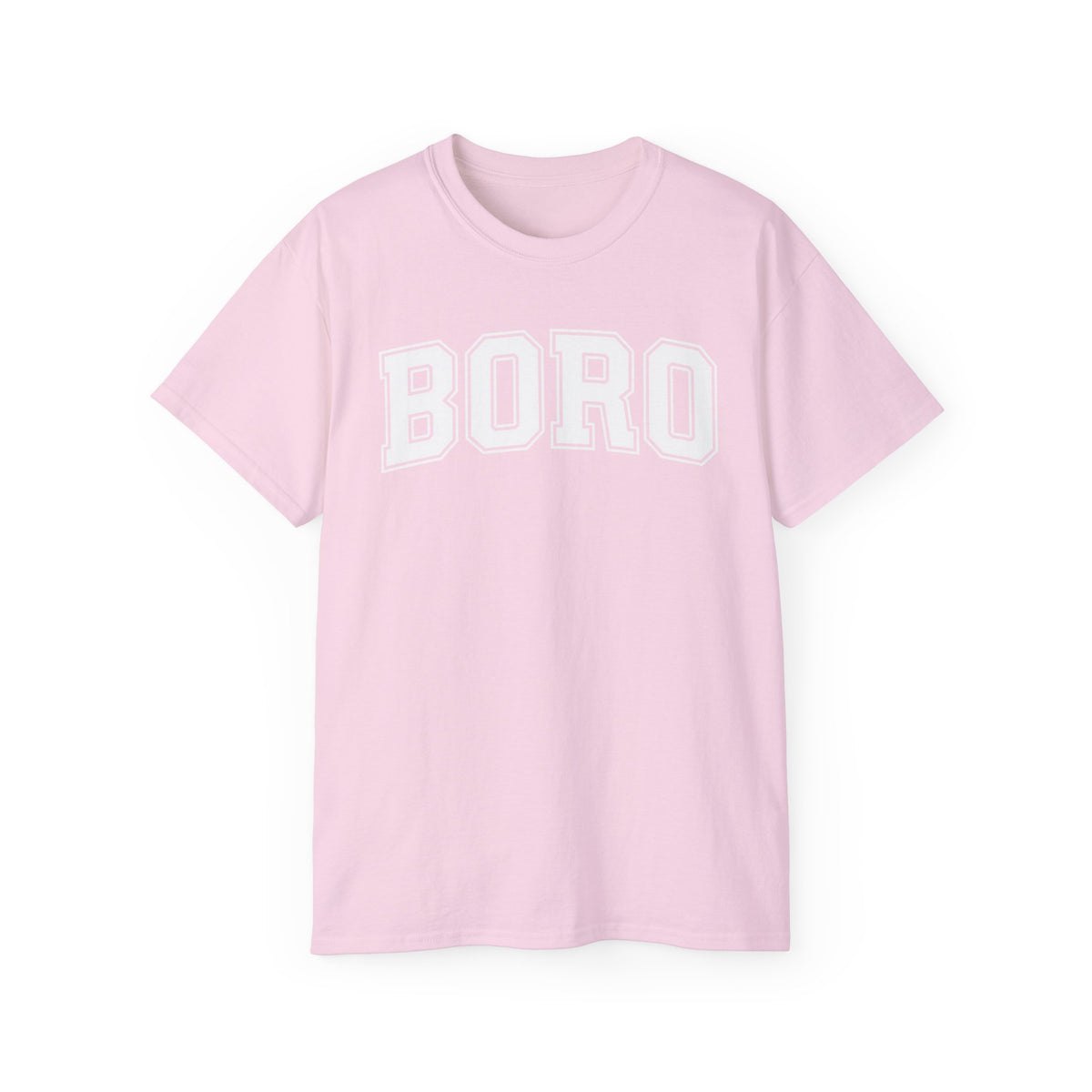 BORO Collegiate Graphic Tee — Classic UNI Lettering T-Shirt