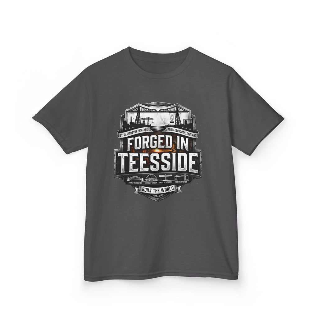 Kids Tee — "Forged in Teesside" BORO Industrial Shirt