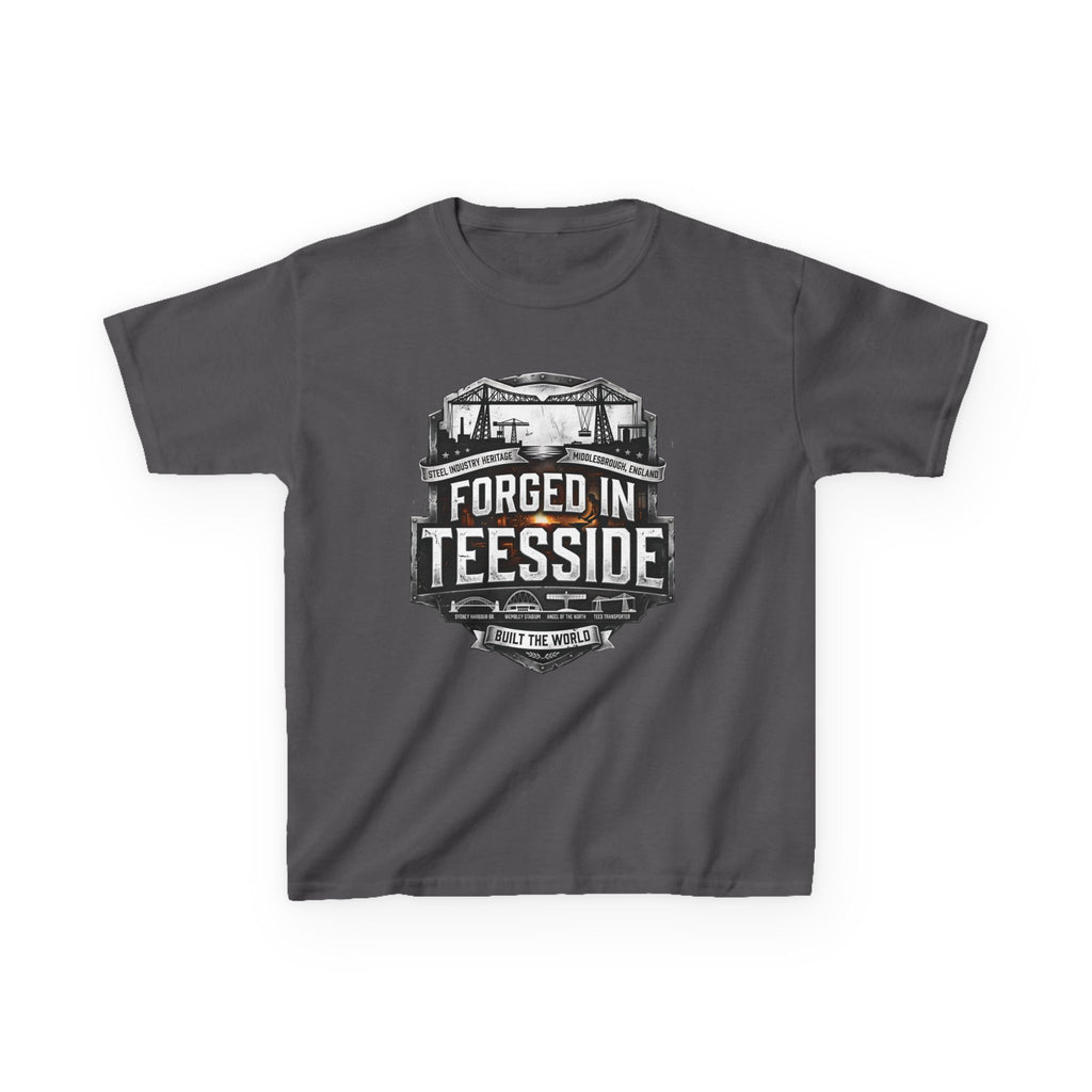 Kids Tee — "Forged in Teesside" BORO Industrial Shirt
