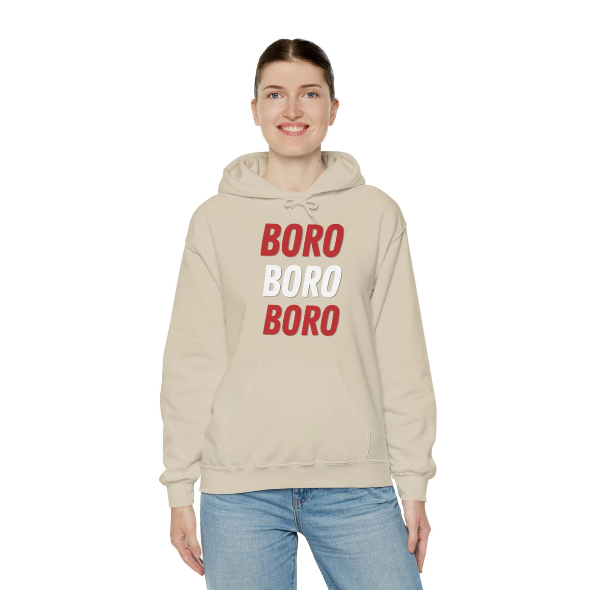 BORO Chant Hoodie 'front print' only.