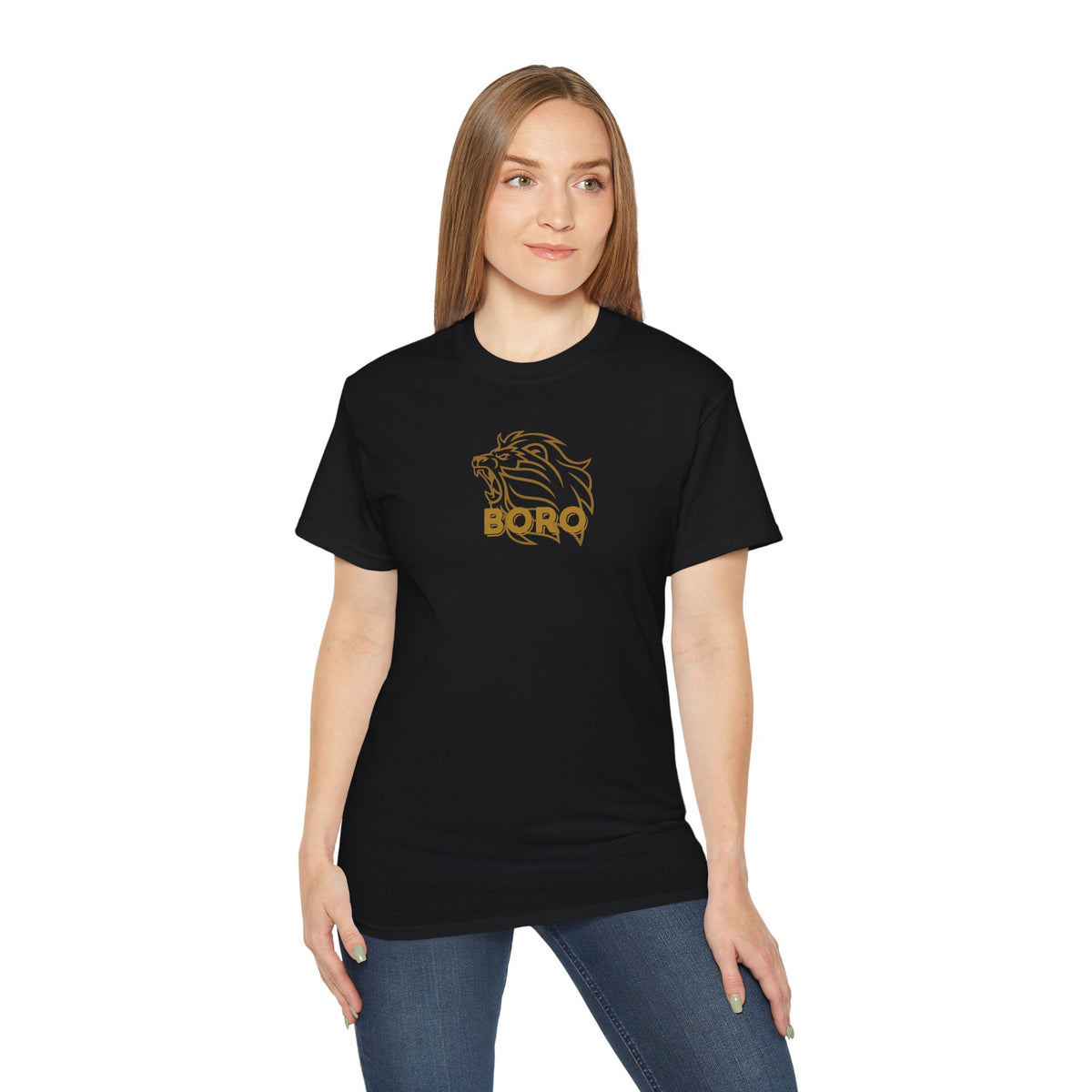 GOLD Roaring Lion BORO Football T-Shirt