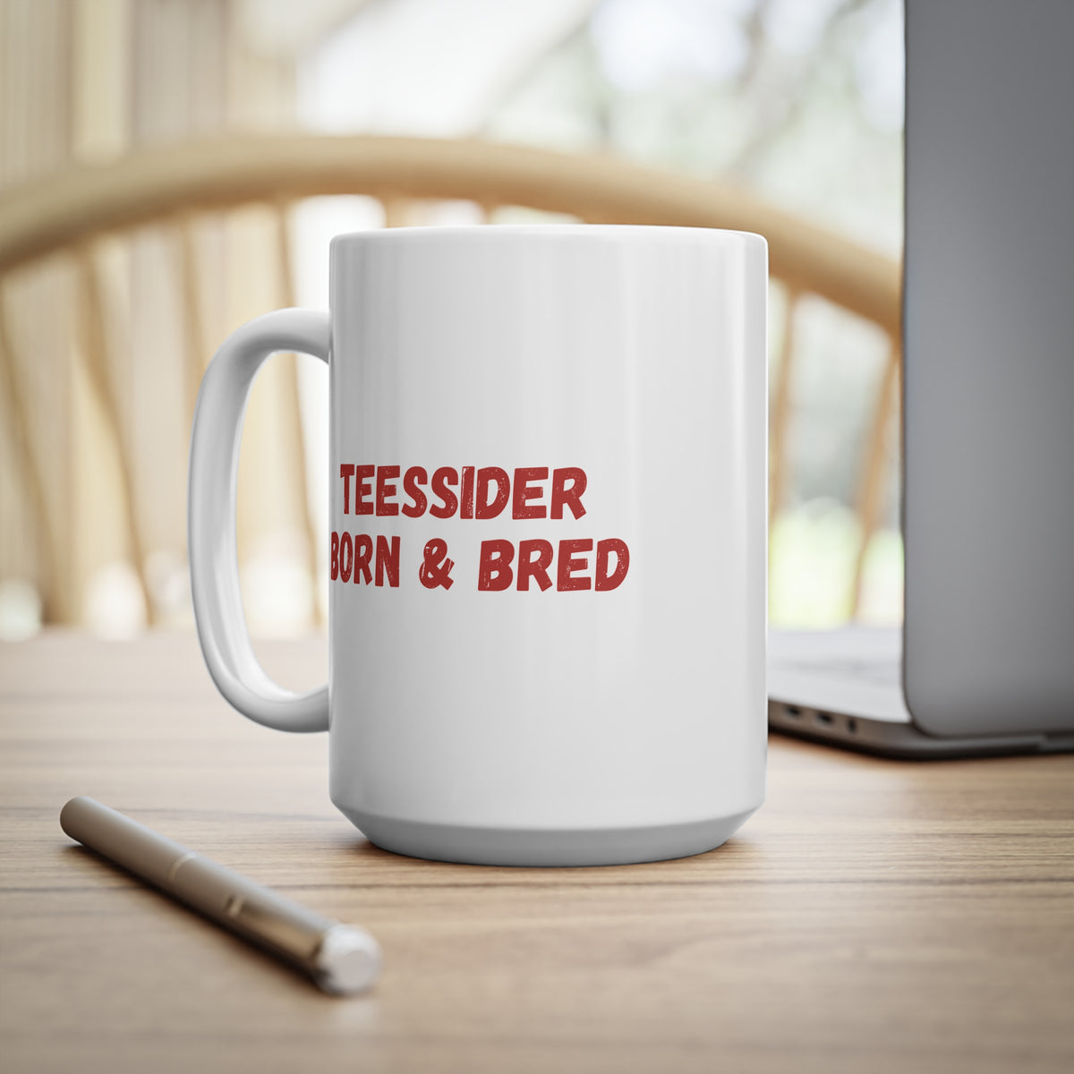 Teessider Born & Bred Ceramic Coffee Mug — 11oz/15oz Pride Gift