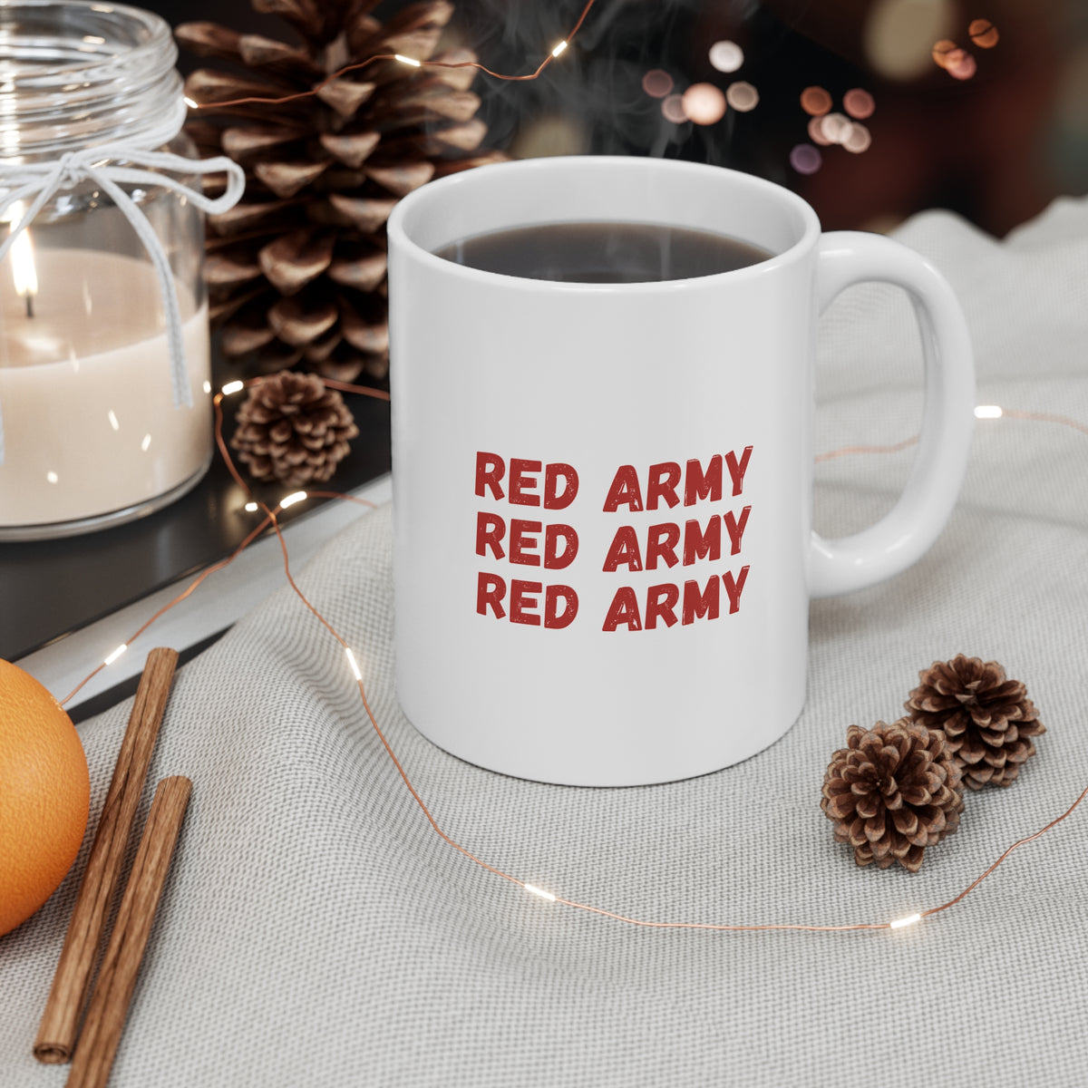 Red Army  Red Army Red Army Ceramic Coffee Mug — 11oz & 15oz