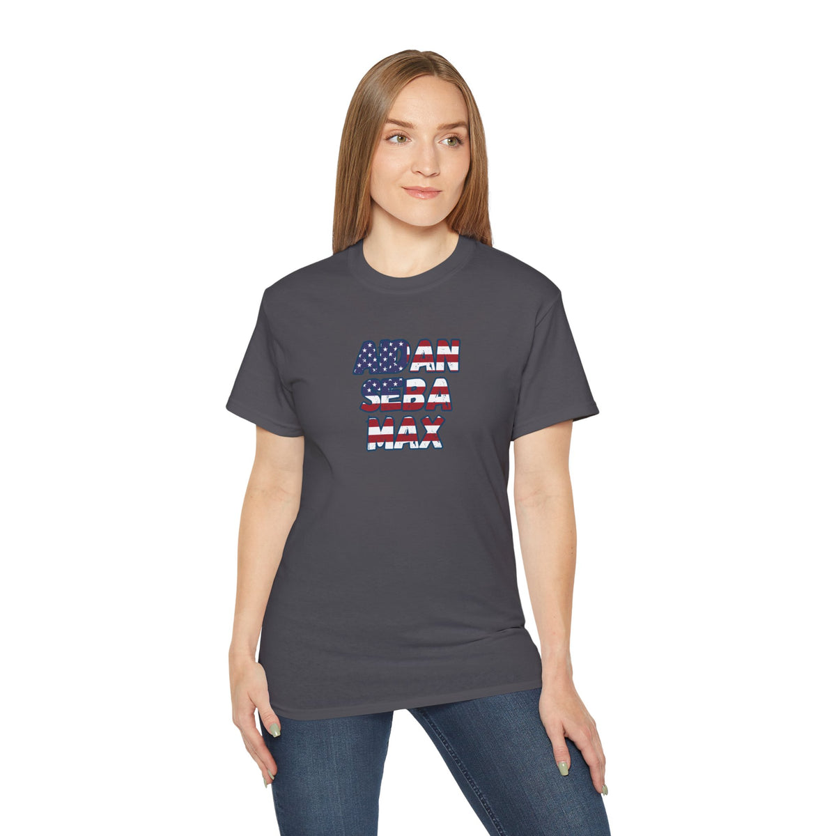 BORO's Midfield Trio Tee — AIDAN SEBA MAX USA  Graphic T‑Shirt