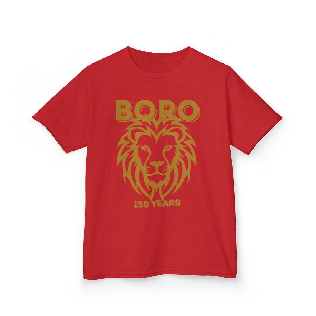 Kids Lion Graphic Tee — "Boro 150 Years" Anniversary Shirt
