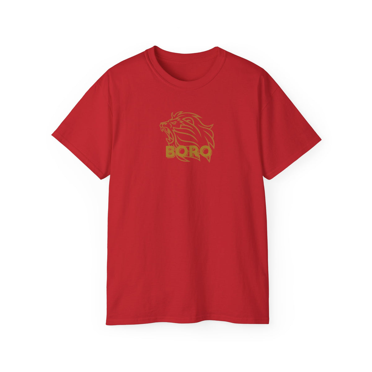 GOLD Roaring Lion BORO Football T-Shirt
