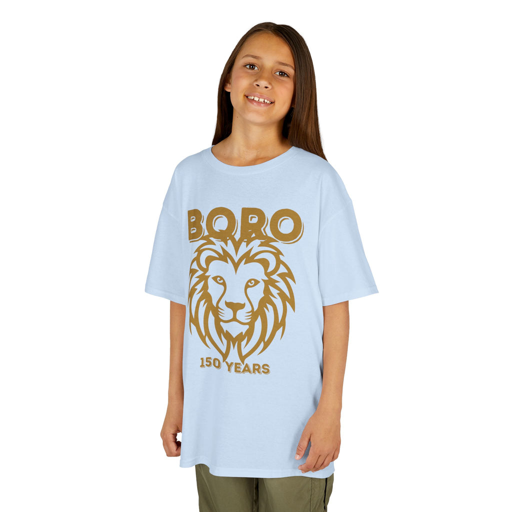 Kids Lion Graphic Tee — "Boro 150 Years" Anniversary Shirt