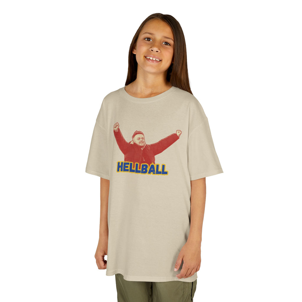 Kids 'HELLBALL' Gaffa Graphic Tee — In Kim we Trust