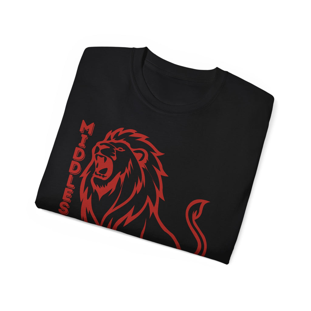 Black/Red Middlesbrough 150 Years Lion Football T-Shirt