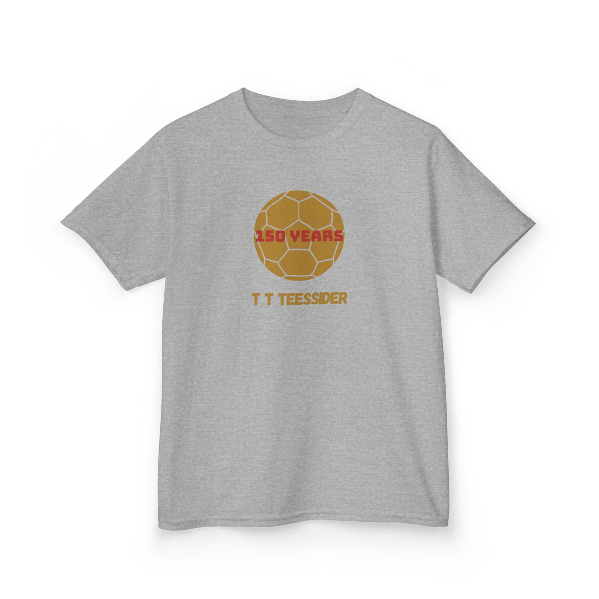 Kids BORO Footie T‑Shirt – 150 Years Golden Ball Design T T Teessider
