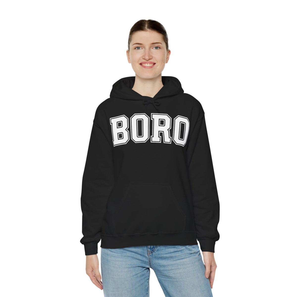 Uni BORO Style Hoodie 'front print' only.