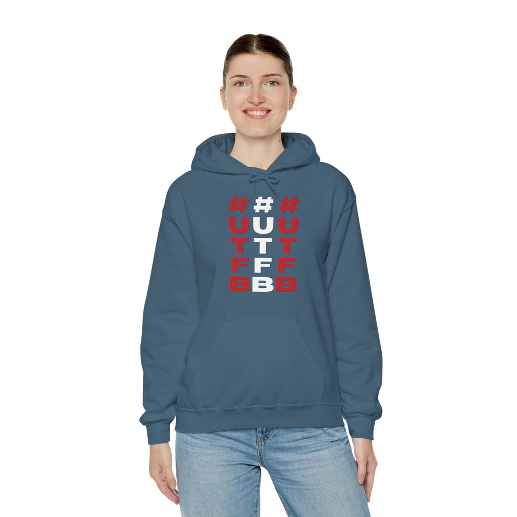 #UTFB 3x Verticle Hoodie 'front print' only.