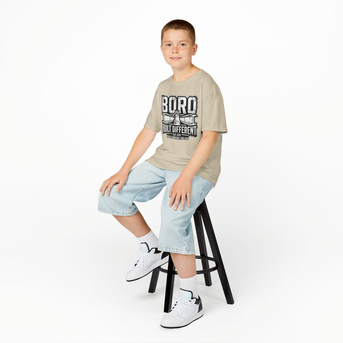 Kids Tee — Boro Built Different Tee — 'BORO Built Different' Graphic T-Shirt