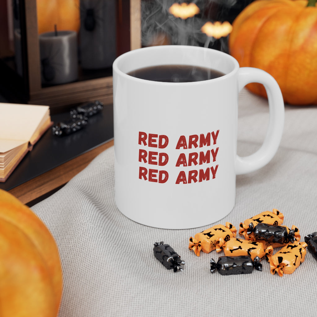 Red Army  Red Army Red Army Ceramic Coffee Mug — 11oz & 15oz