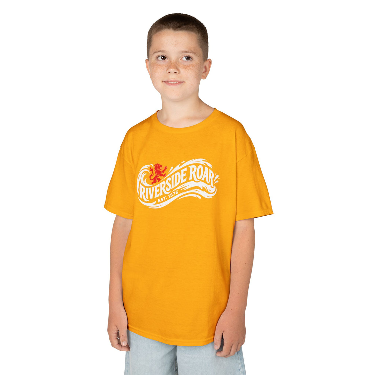 Kids T‑Shirt — Riverside Roar Middlesbrough fc Boro Wave Tshirt (Youth)
