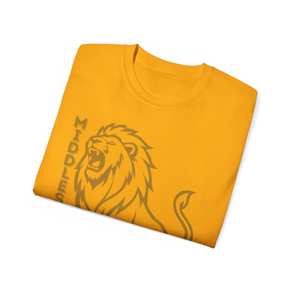 GOLD Middlesbrough 150 Years Lion Football T-Shirt