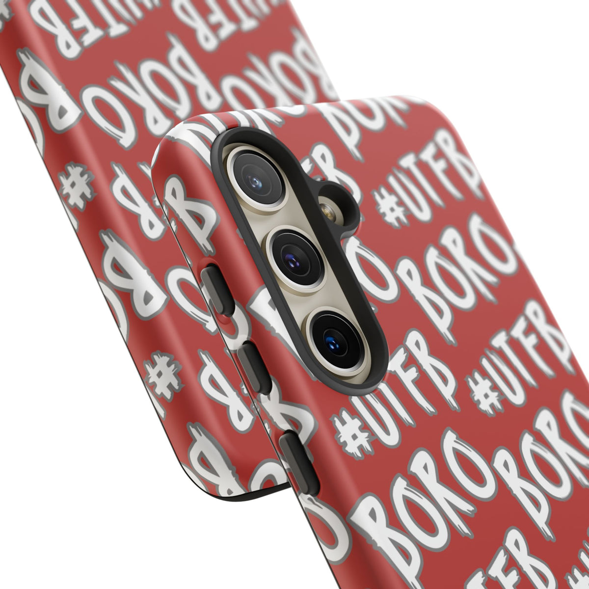 Phone Case — Red #UTFB BORO Pattern Protective Case