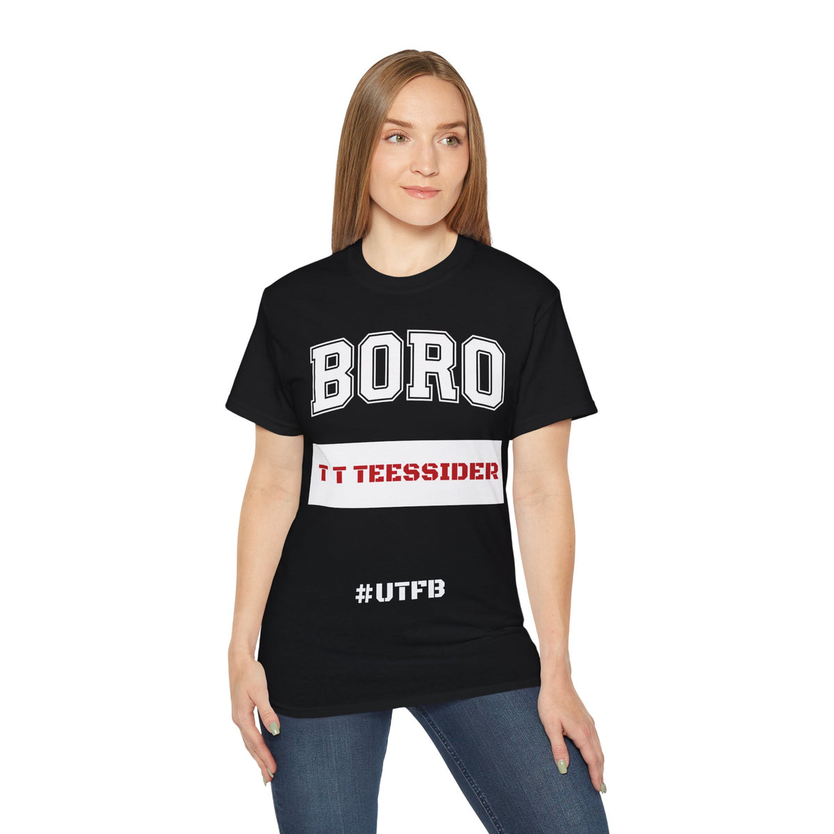 Boro Football Fan Tee — "T T Teessider" #UTFB