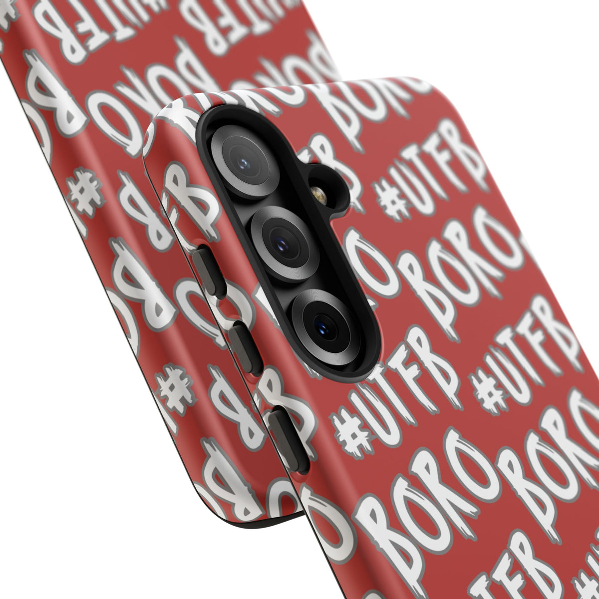 Phone Case — Red #UTFB BORO Pattern Protective Case