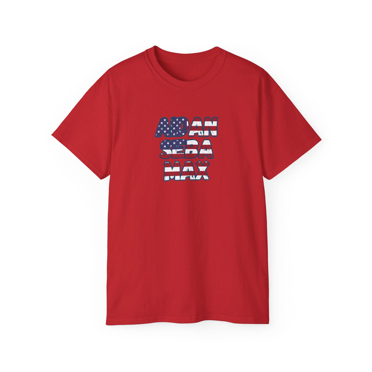 BORO's Midfield Trio Tee — AIDAN SEBA MAX USA  Graphic T‑Shirt