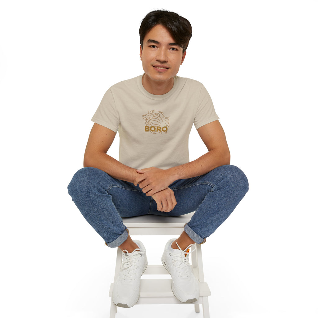 GOLD Roaring Lion BORO Football T-Shirt