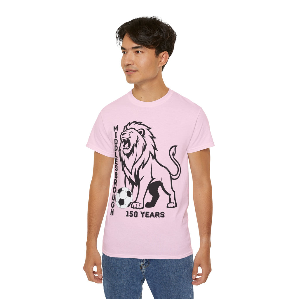 Black/Red Middlesbrough 150 Years Lion Football T-Shirt