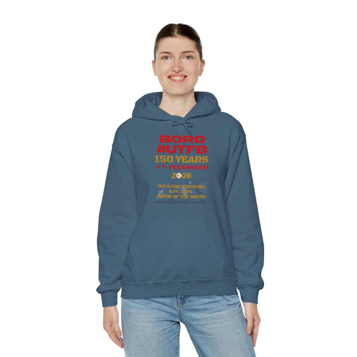 BORO 150 Years 2026 Hoodie 'front print' only.