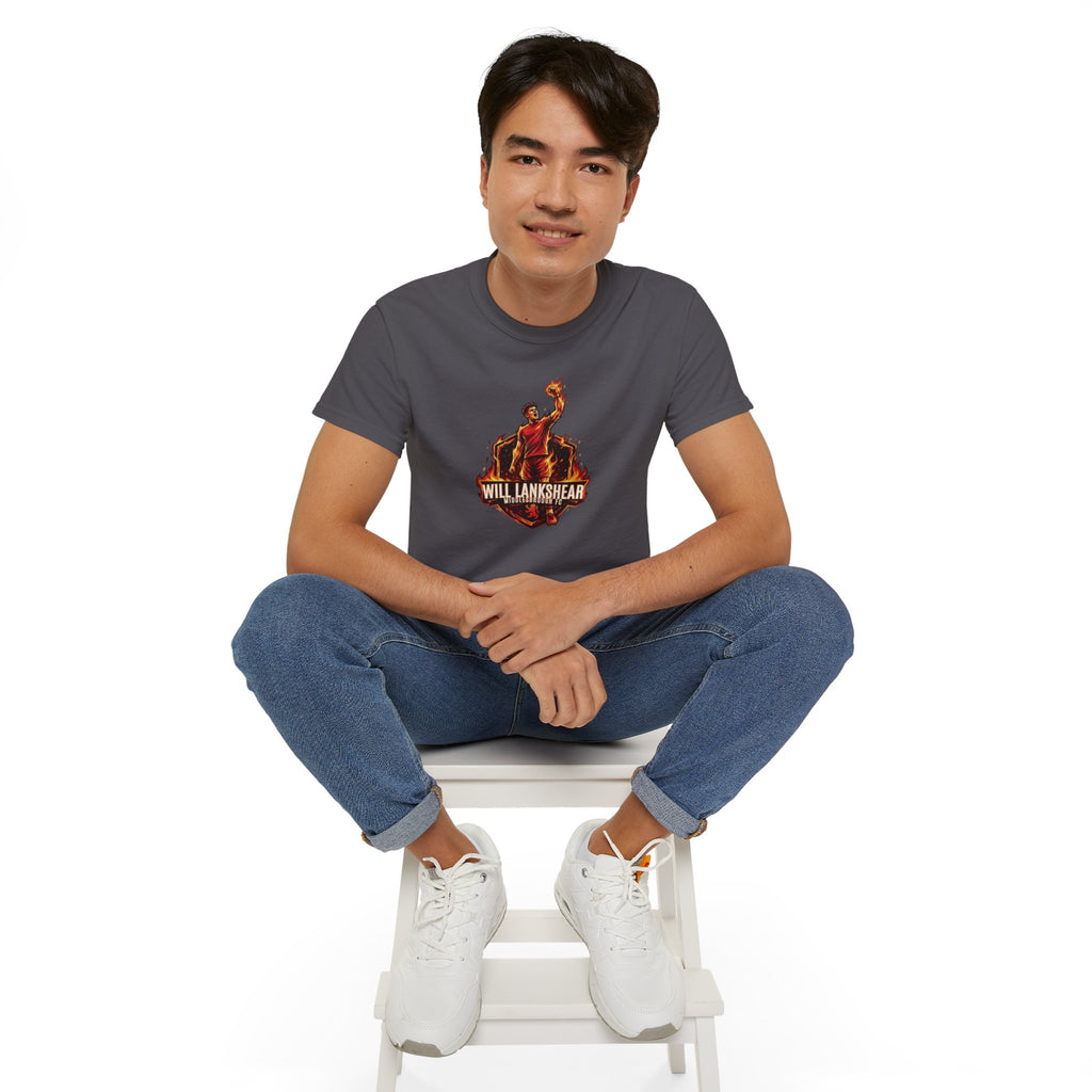 Adult T-Shirt — "Will Lankshear" On Fire Tee Boro, Middlesbroughfc
