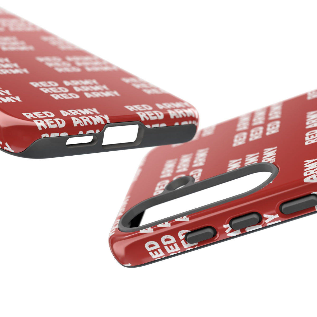 "RED ARMY RED ARMY RED ARMY" Phone Case — Red Pattern Tough Case
