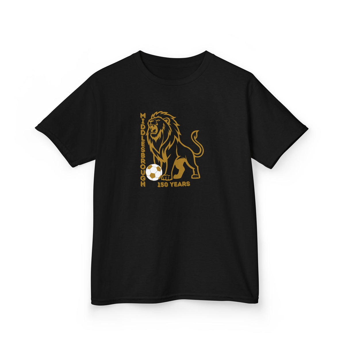 Kids Middlesbrough Lion Graphic Tee — "150 Years" Anniversary Shirt