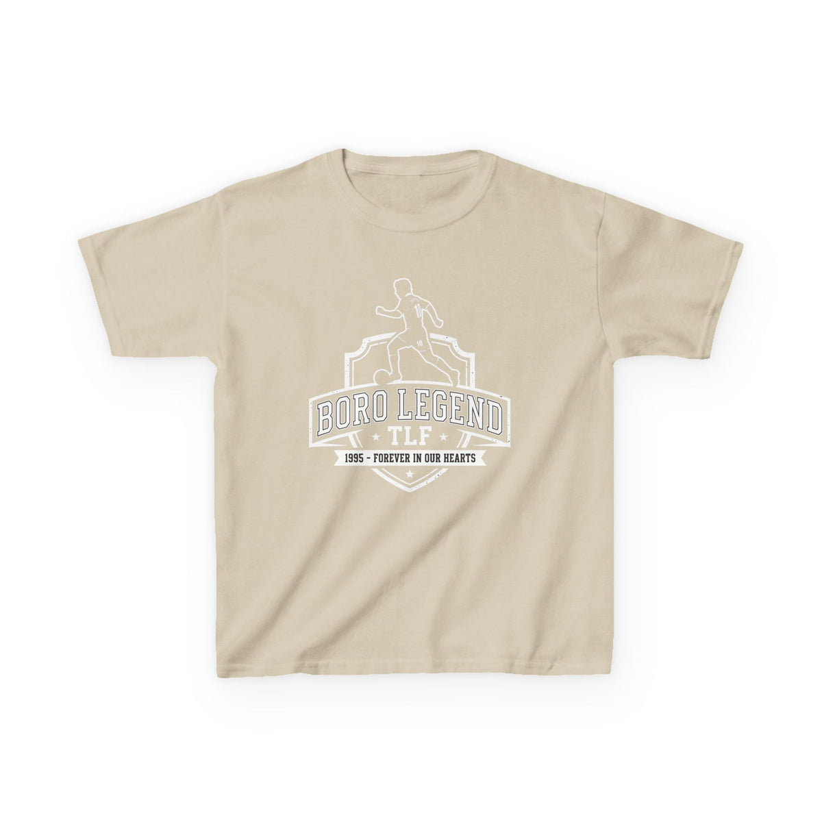 Kids Tee — Juninho Paulista “Boro Legend TLF” Football Shirt
