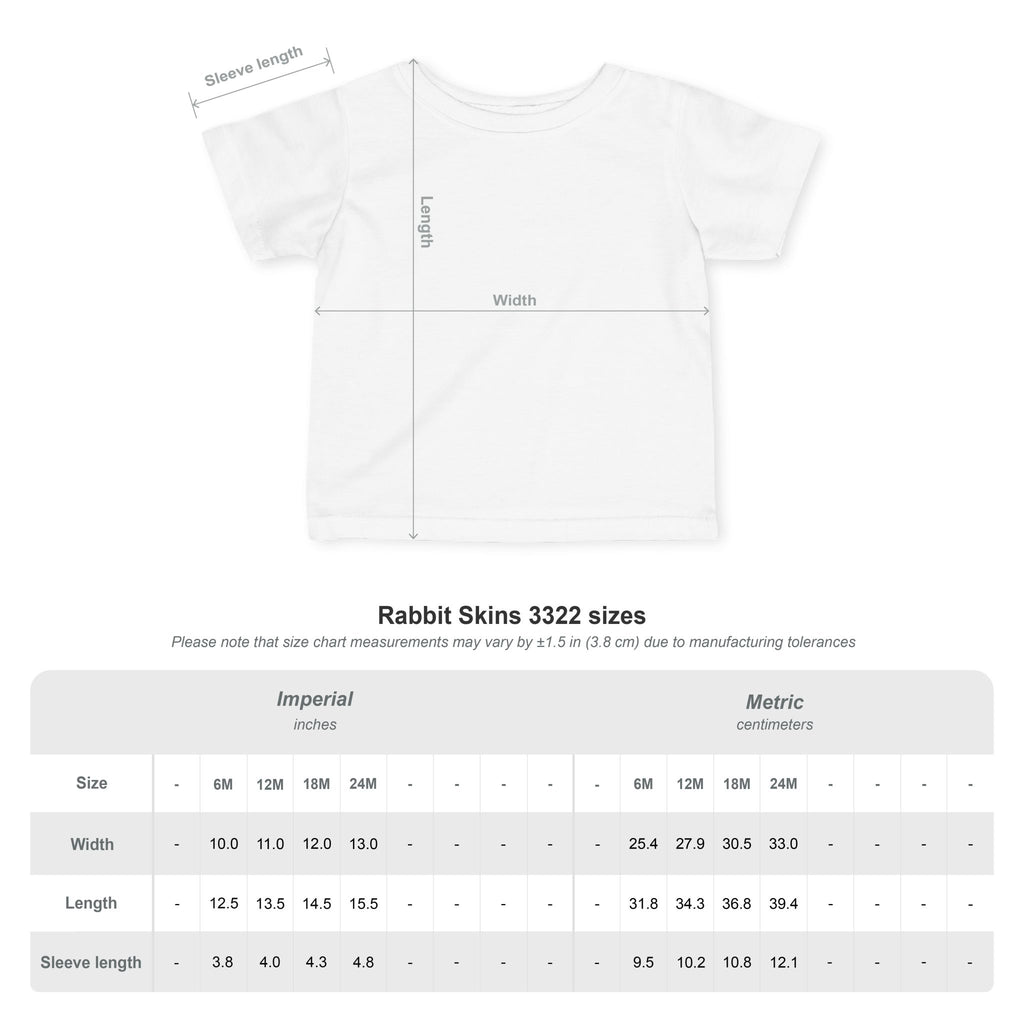 Infant Tee — "BORO BORO BORO" Red & White Graphic Baby Shirt