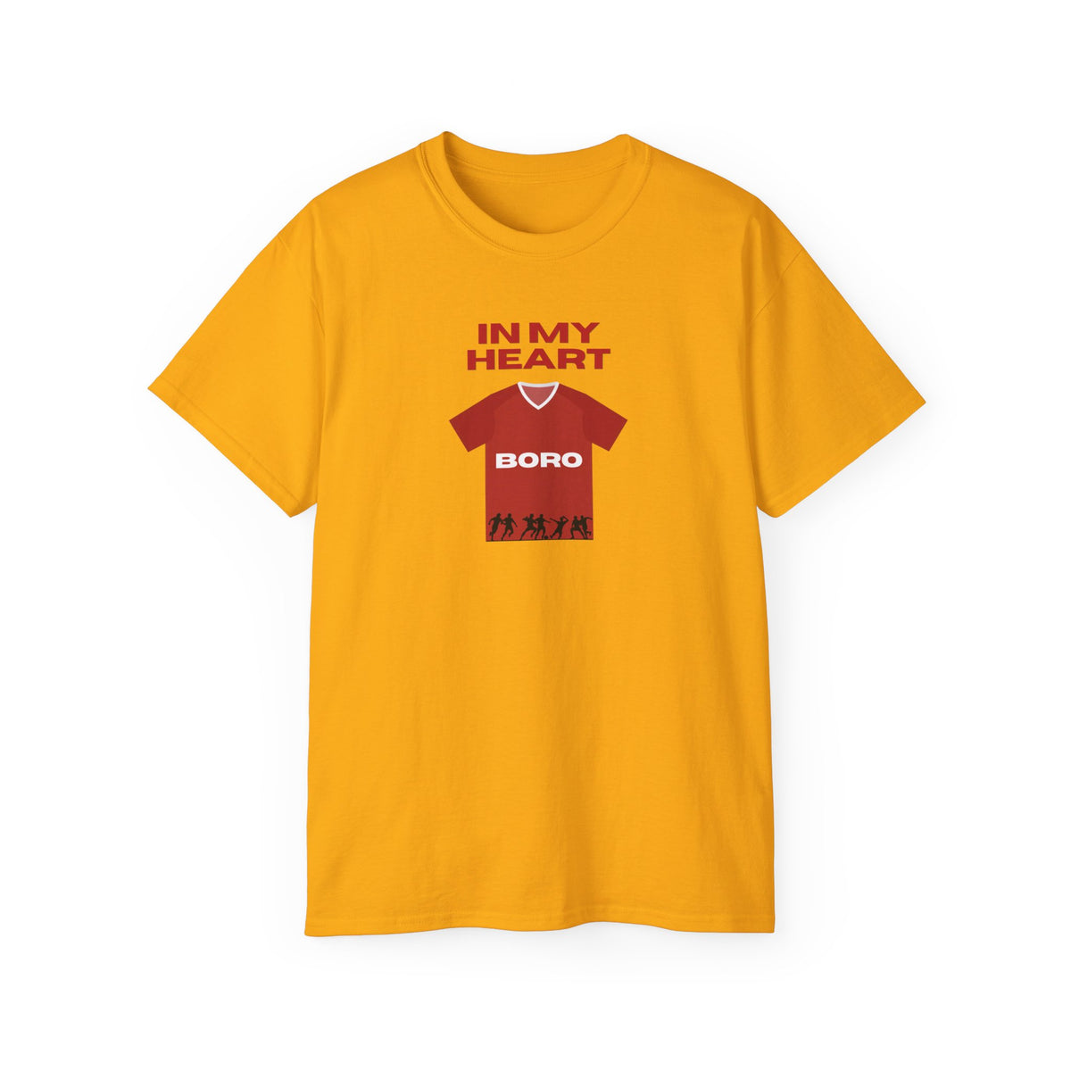 In My Heart Boro Football Tee — Fan Shirt