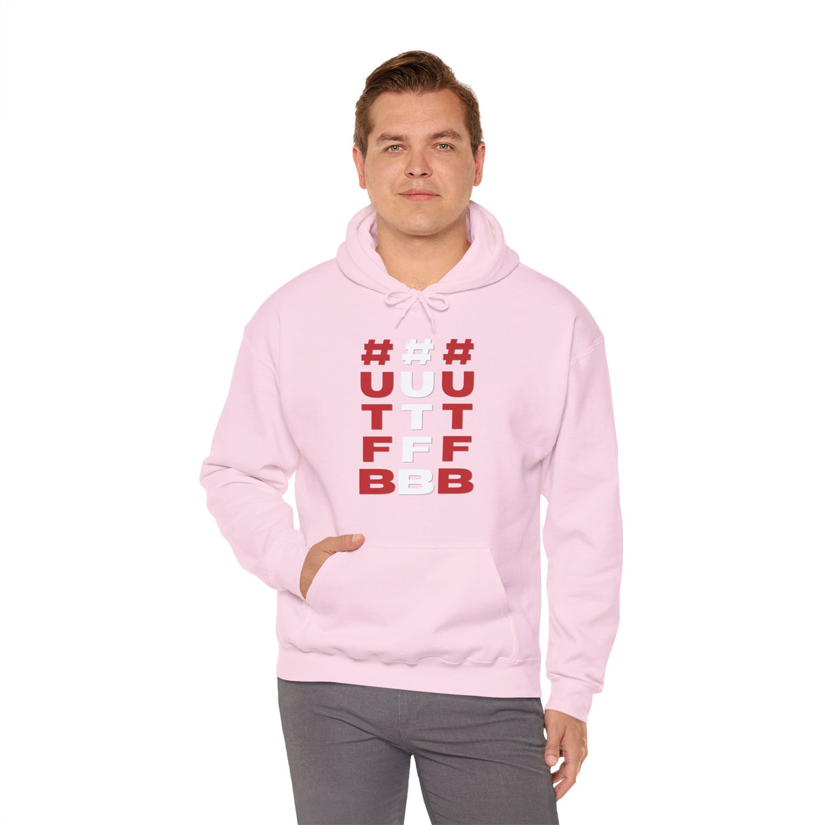 #UTFB 3x Verticle Hoodie 'front print' only.