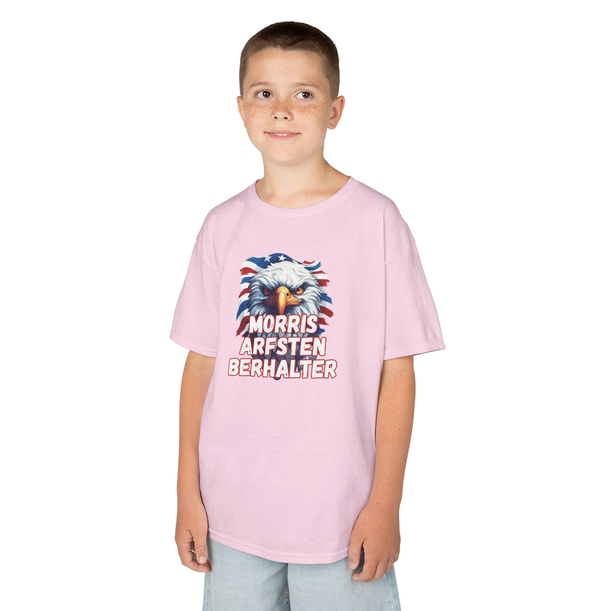 Kids Tee — Patriotic Eagle "Morris Arfsten Berhalter" BORO Graphic