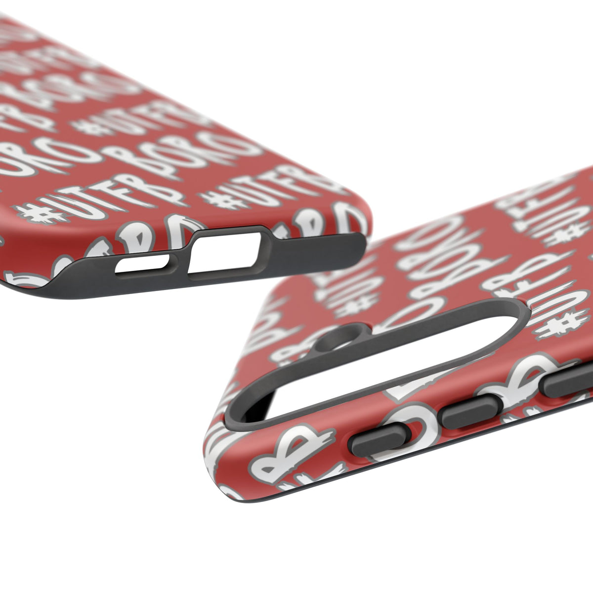 Phone Case — Red #UTFB BORO Pattern Protective Case