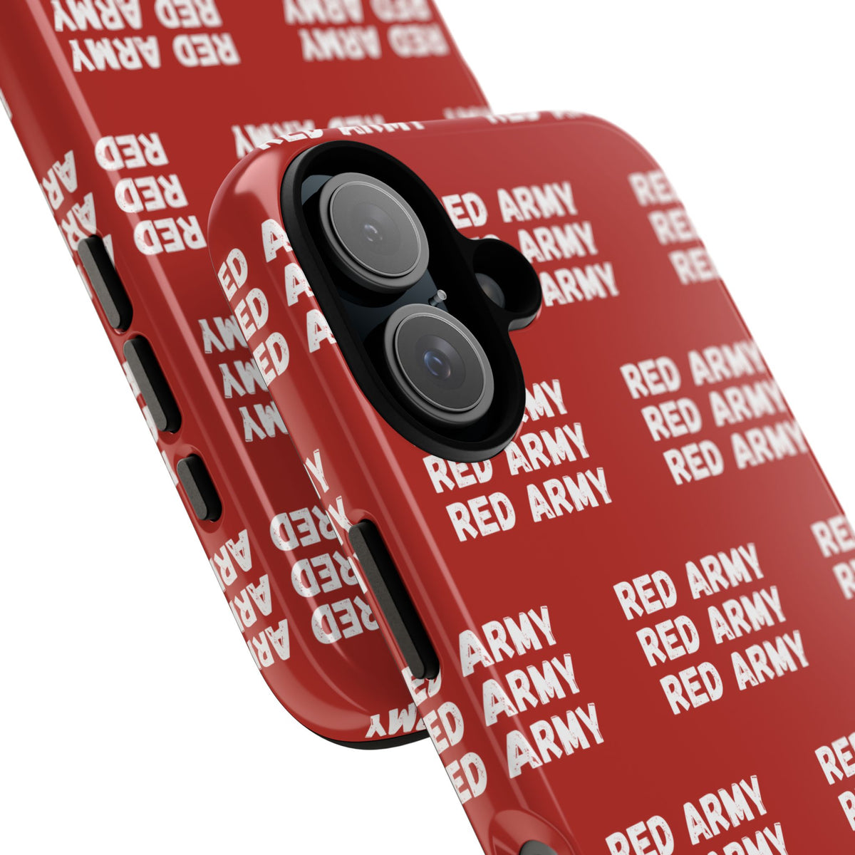 "RED ARMY RED ARMY RED ARMY" Phone Case — Red Pattern Tough Case