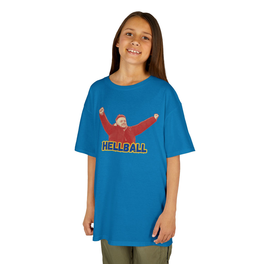 Kids 'HELLBALL' Gaffa Graphic Tee — In Kim we Trust