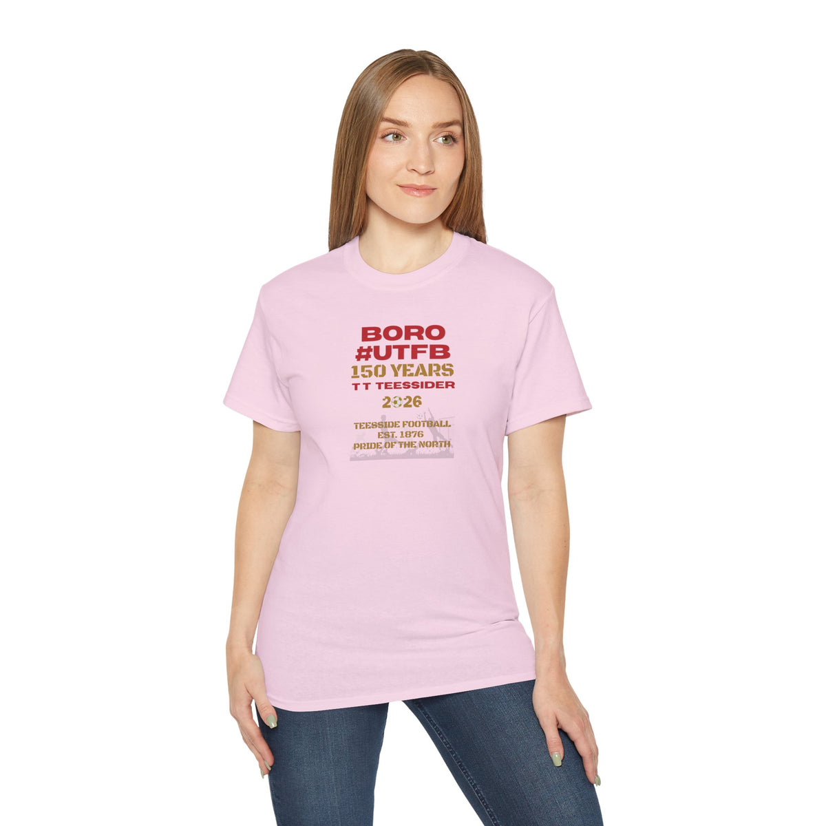 Boro #UTFB 150 Years Tee — Middlesbrough Football Anniversary Shirt