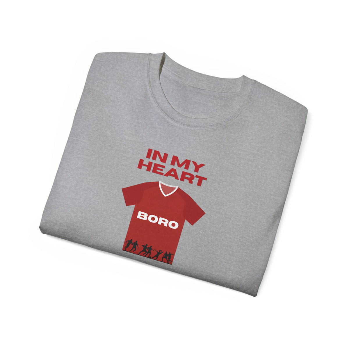 In My Heart Boro Football Tee — Fan Shirt