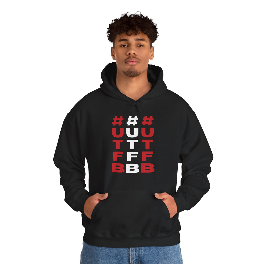 #UTFB 3x Verticle Hoodie 'front print' only.