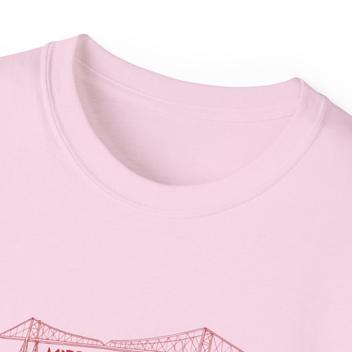Transporter Bridge Sketch T‑Shirt — Minimalist Hand‑Drawn Middlesbrough Bridge Design