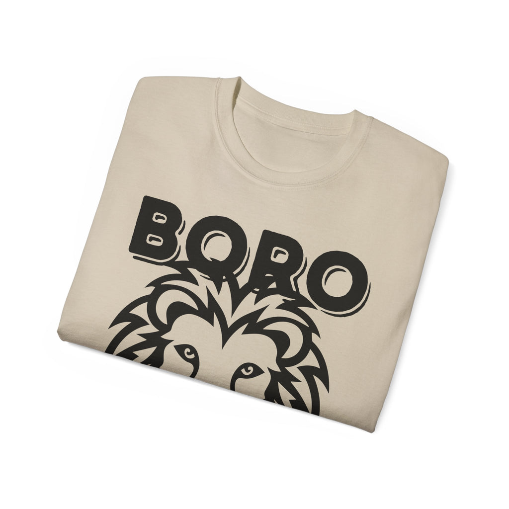LARGE Black/Red Lion Mascot Tee – BORO 150 Years Commemorative T-Shirt