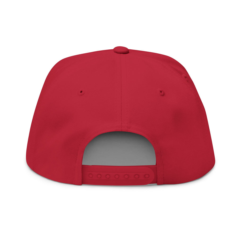 BORO Flat Bill Cap — Embroidered 'BORO' Vintage UNI Snapback Hat